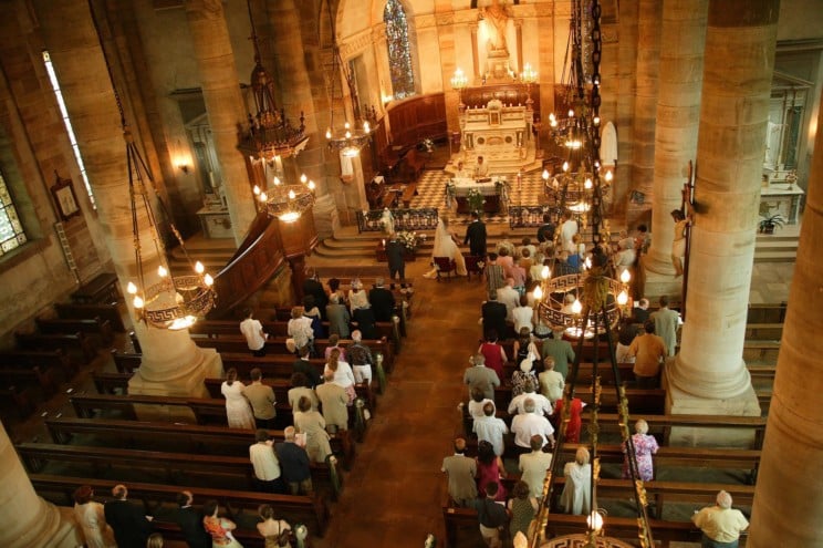How long is a mass wedding?