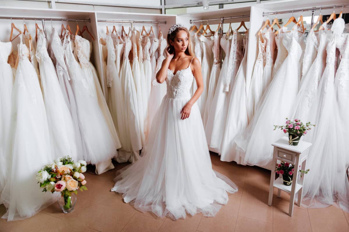 How do you pick a wedding dress style?