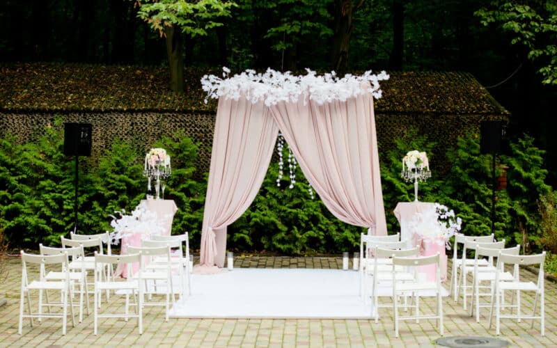 What's The Best Fabric For A Wedding Arch? How Much Fabric Will I Need?