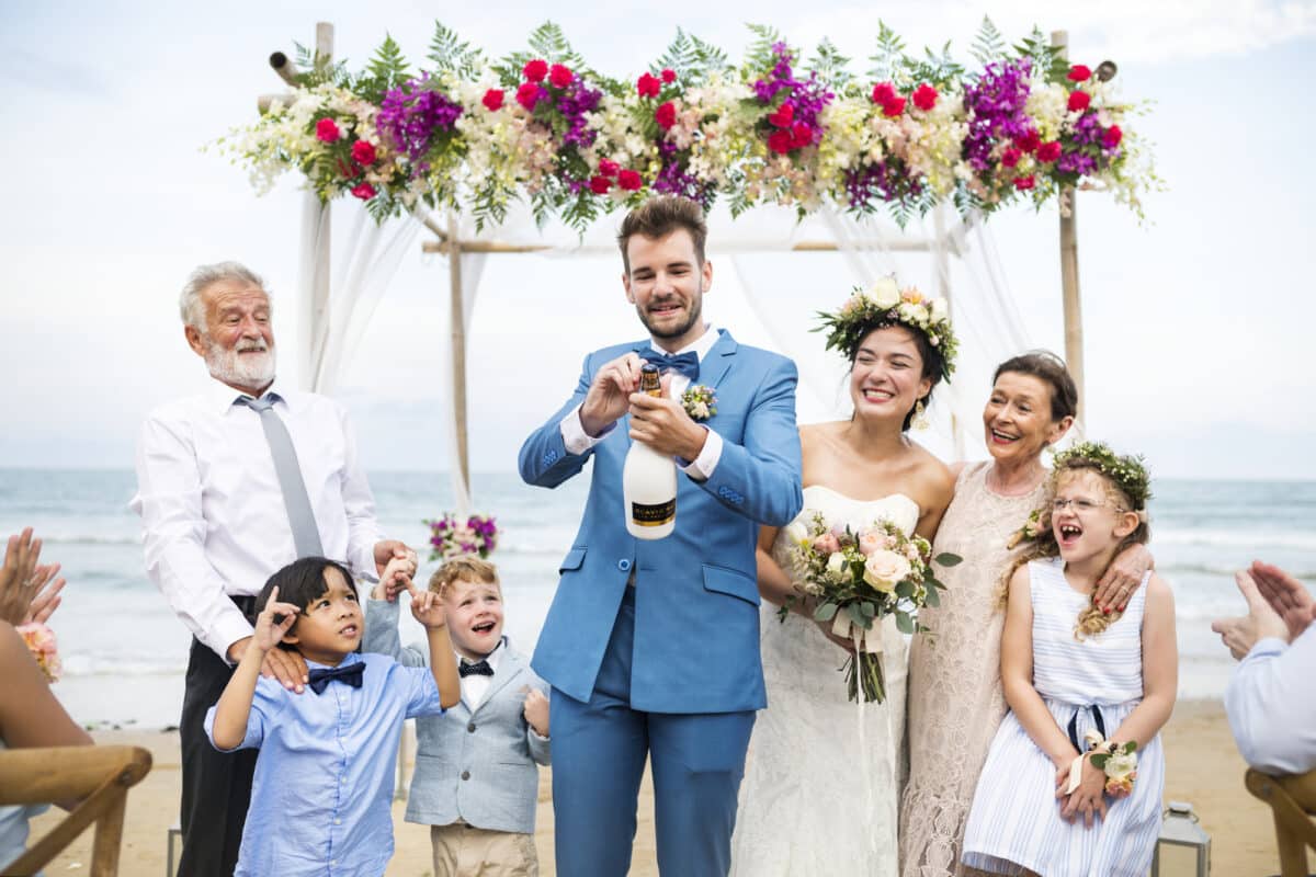How do you introduce bridesmaids and groomsmen?