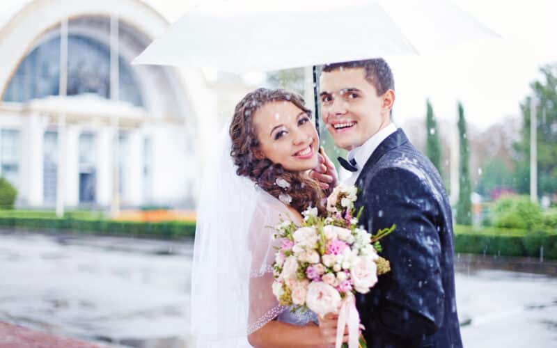What Does Rain on Wedding Day Mean