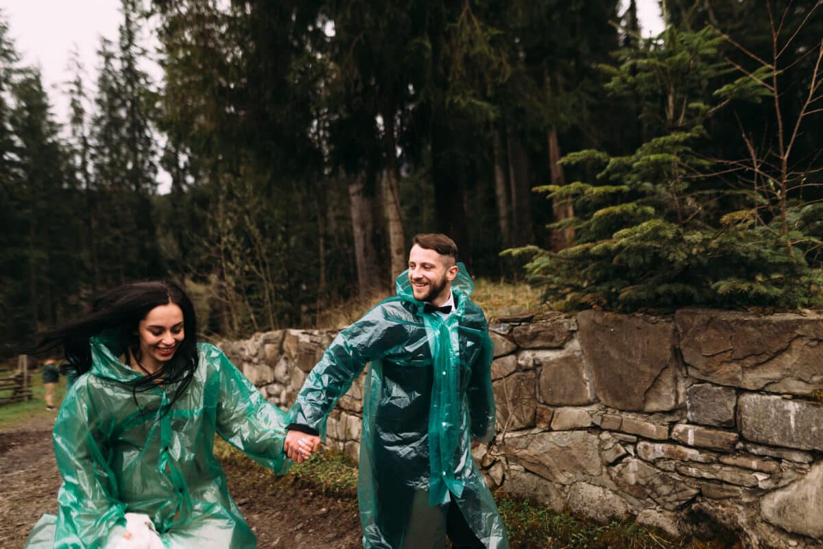 What to do if its raining on your wedding day?
