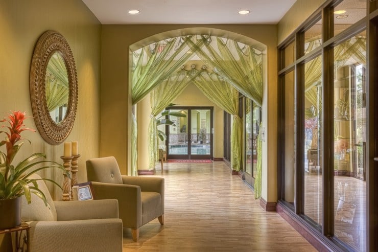 How to reduce echo in a hallway cheaply