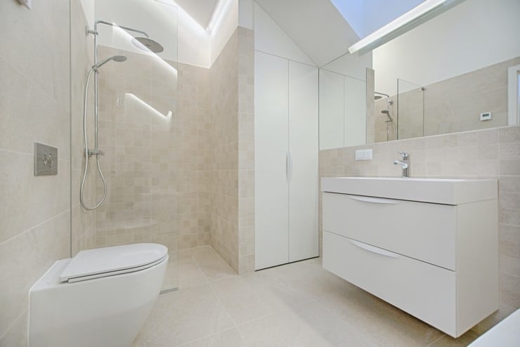 How big should your mirror be compared to your vanity?